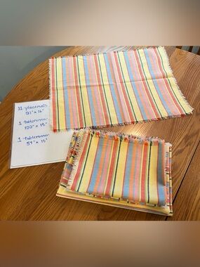 Set of 11 Fiesta Placemats and 2 Runners
